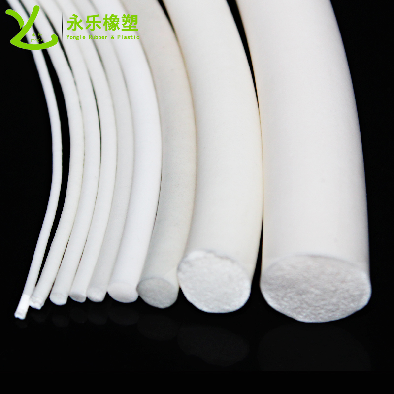 北辰白色發(fā)泡硅膠條，無鹵發(fā)泡硅膠密封條，防水發(fā)泡硅膠密封條
