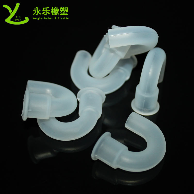 醫(yī)用硅膠彎管，模壓硅膠彎管，血氧儀硅膠彎管