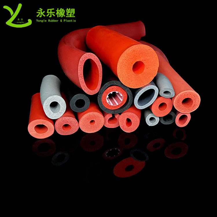 擠出發(fā)泡硅膠管，耐高溫發(fā)泡硅膠管，耐老化發(fā)泡硅膠管