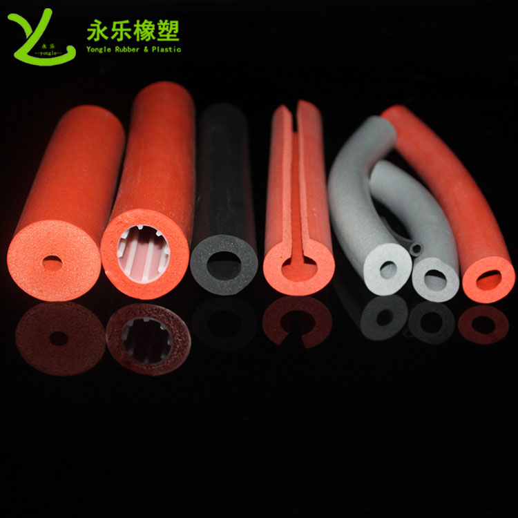 發(fā)泡硅膠管，擠出發(fā)泡硅膠管，耐高溫發(fā)泡硅膠管