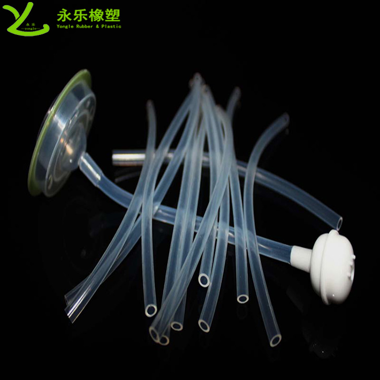 武清擠出奶瓶硅膠管，食品級透明奶瓶硅膠管，耐高溫硅膠管