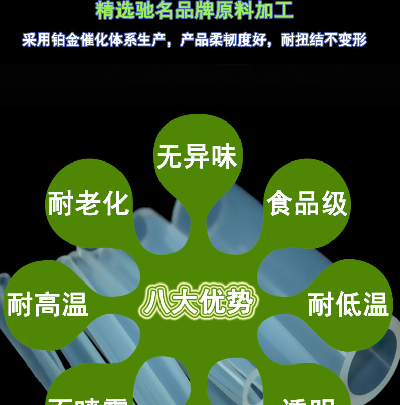 西青透明36#蠕動(dòng)泵硅膠管