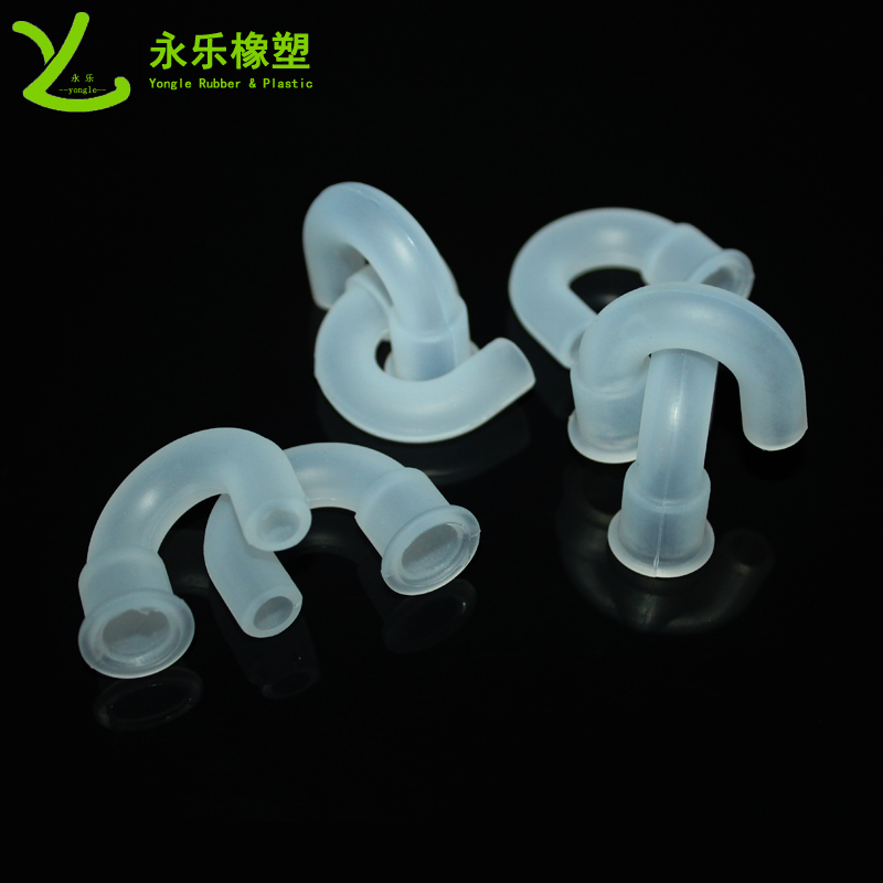 醫(yī)用硅膠彎管，模壓硅膠彎管，血氧儀硅膠彎管