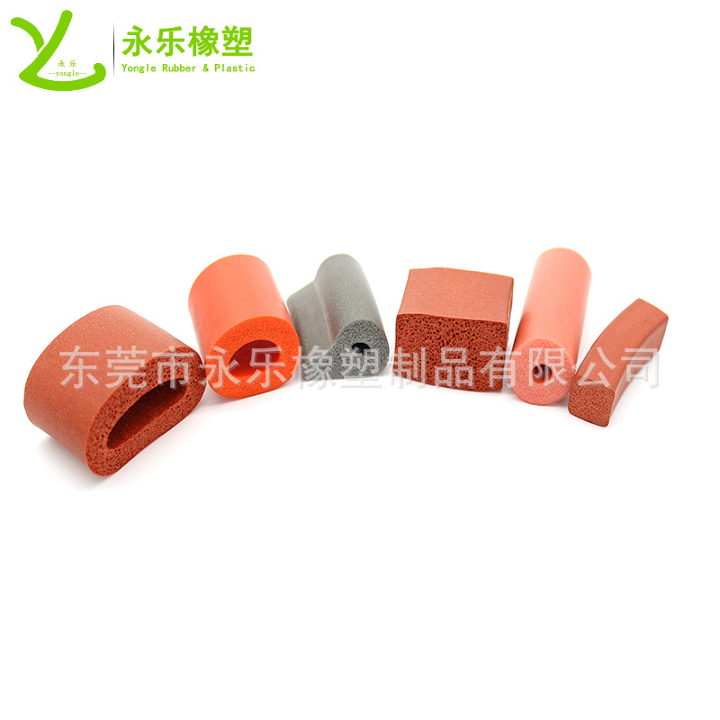 武清耐溫發(fā)泡硅膠條 背膠發(fā)泡硅膠條 高回彈發(fā)泡硅膠條