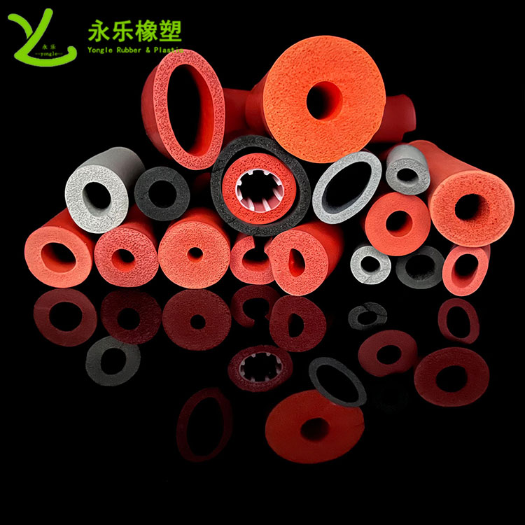 擠出發(fā)泡硅膠管，耐高溫發(fā)泡硅膠管，耐老化發(fā)泡硅膠管