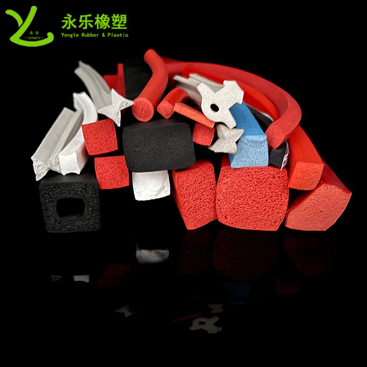 擠出發(fā)泡硅膠條，防水發(fā)泡硅膠條，耐高溫發(fā)泡硅膠條
