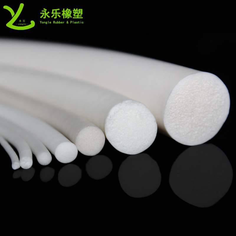 北辰白色發(fā)泡硅膠條，無鹵發(fā)泡硅膠密封條，防水發(fā)泡硅膠密封條