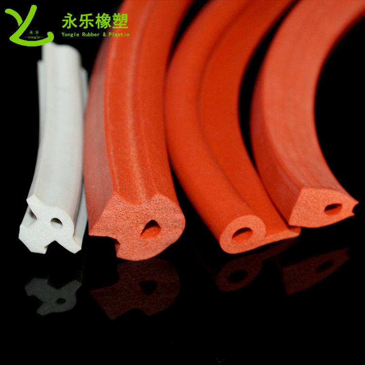 耐高溫發(fā)泡硅膠條，阻燃發(fā)泡硅膠條，細(xì)孔硅膠發(fā)泡條