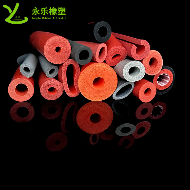 擠出發(fā)泡硅膠管，耐高溫發(fā)泡硅膠管，耐老化發(fā)泡硅膠管