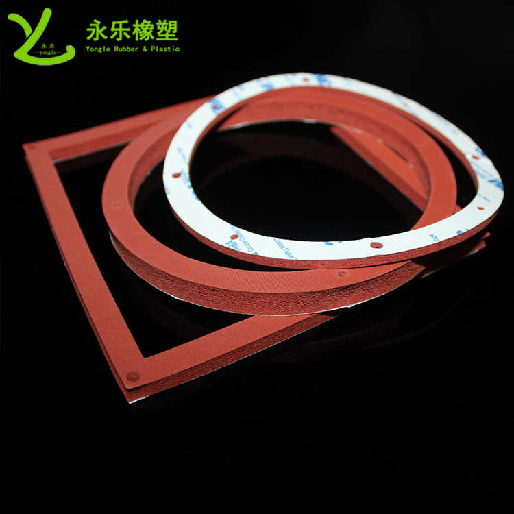 定制模壓發(fā)泡硅膠墊，無氣味模壓發(fā)泡硅膠墊，耐高溫模壓發(fā)泡硅膠墊