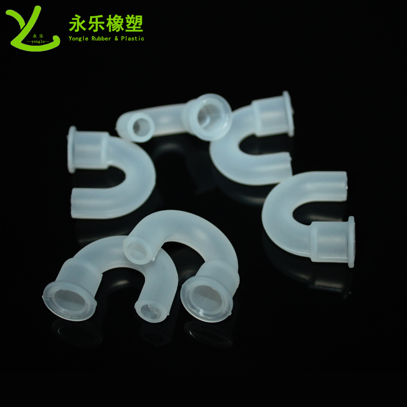 醫(yī)用硅膠彎管，模壓硅膠彎管，血氧儀硅膠彎管