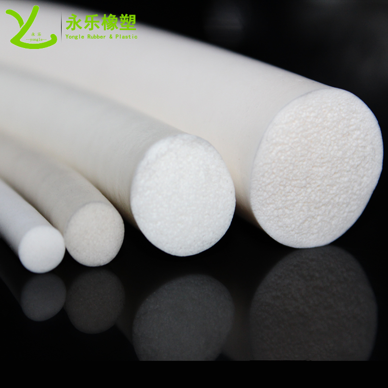 北辰白色發(fā)泡硅膠條，無鹵發(fā)泡硅膠密封條，防水發(fā)泡硅膠密封條