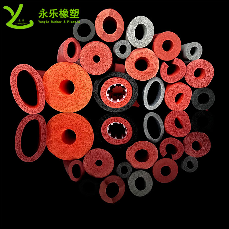 擠出發(fā)泡硅膠管，耐高溫發(fā)泡硅膠管，耐老化發(fā)泡硅膠管