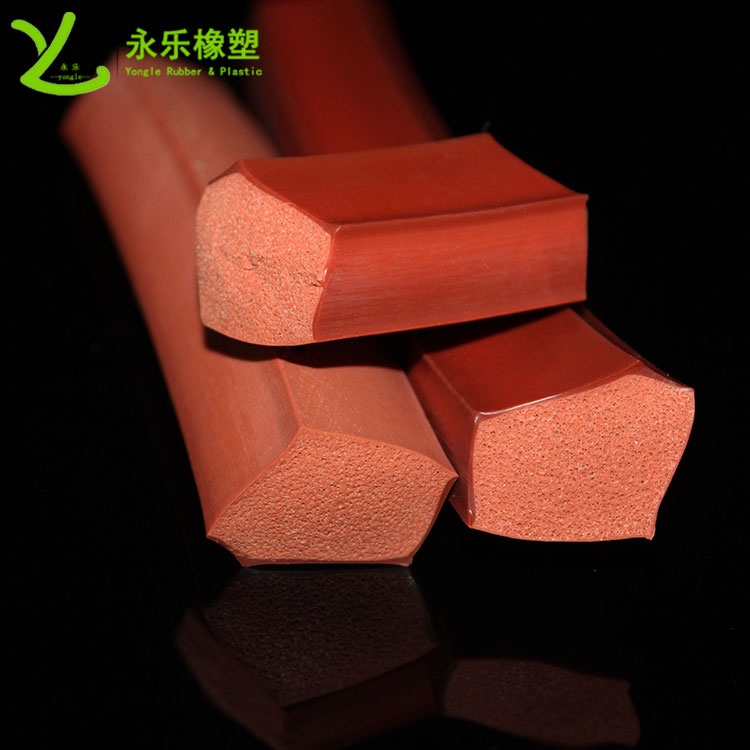 北辰擠出復(fù)合發(fā)泡硅膠條，耐高溫復(fù)合發(fā)泡硅膠條，耐老化復(fù)合發(fā)泡硅膠條