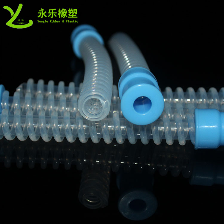 呼吸機硅膠波紋管，醫(yī)用硅膠波紋管，無氣味硅膠波紋管